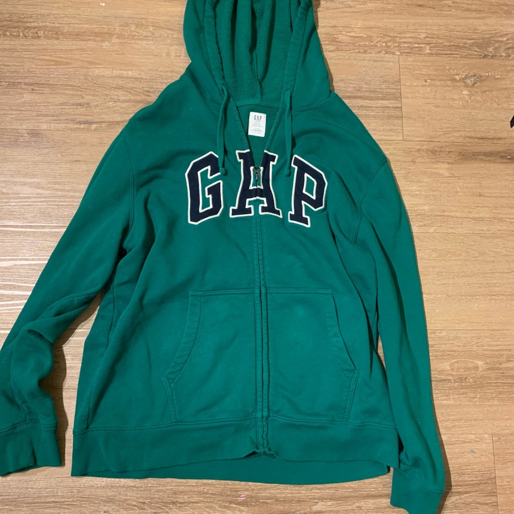GAP Green Zip-Up Jacket